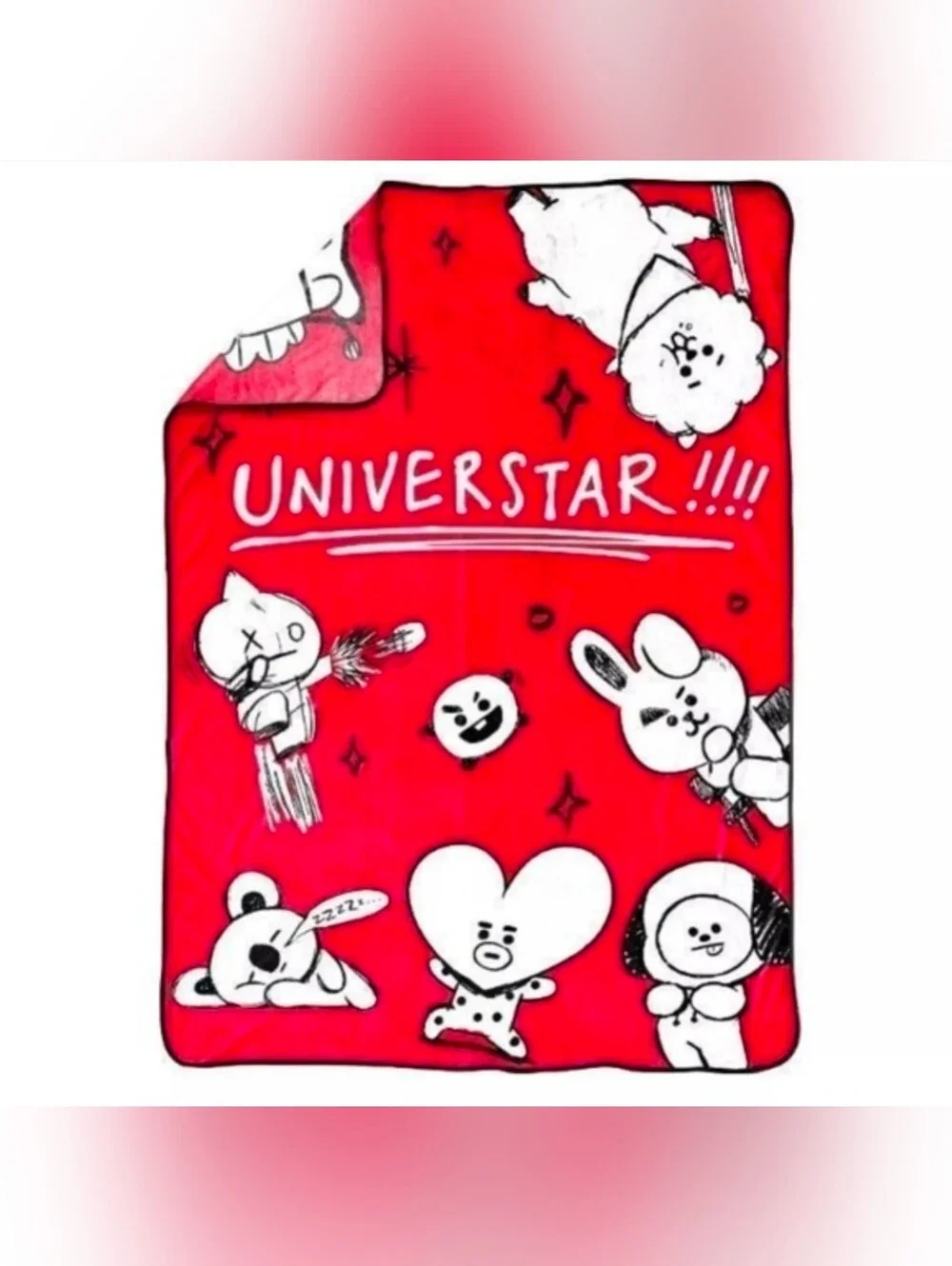 NWT Korean Boy Band BTS - BT21 Blanket, 62